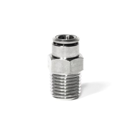 CAMOZZI Male Connector, 1/2" OD X 3/8" NPT 6510 08-06